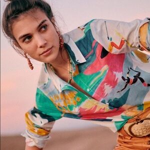 Sézane Chemise Pierro - Imprime California